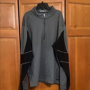Nike Men's Charcoal and Black Performance Jacket